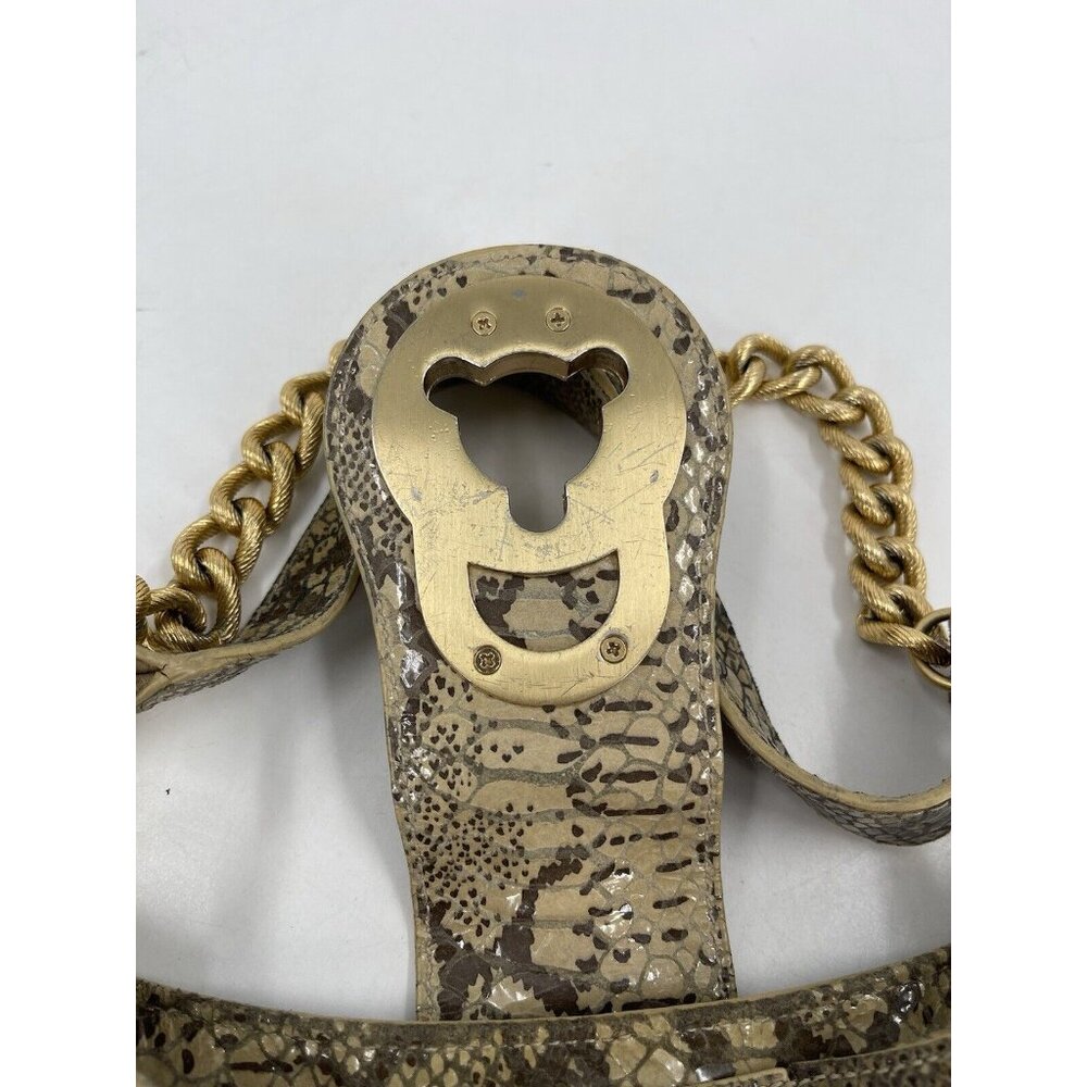 Steven By Steve Madden Faux Python Shoulder Purse… - image 2